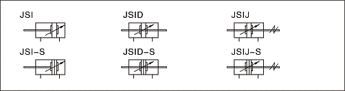 JSI Series Cylinder Symbol 