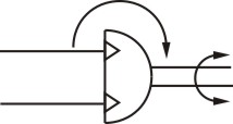 HRQ Series Rotary table cylinder Symbol 