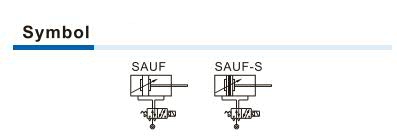 SAUF Series--With valve type Symbol 