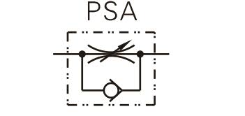 PSA-S Straight Speed Controller Symbol 