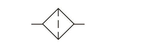 GVF Series Vacuum filter Symbol 