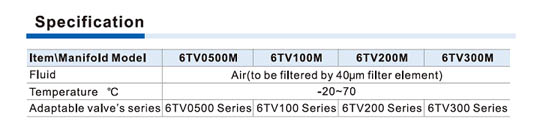 6TV Series Manifold